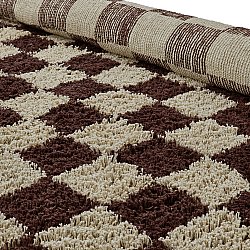 Tapetes felpudos - Elsey Natural Cotton Shaggy (bež/rjava)
