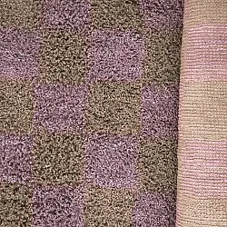 Tapetes felpudos - Elsey Natural Cotton Shaggy (rjava/vijolična)