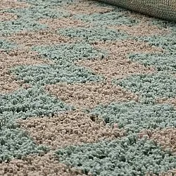 Tapetes felpudos - Elsey Natural Cotton Shaggy (siva/roza)