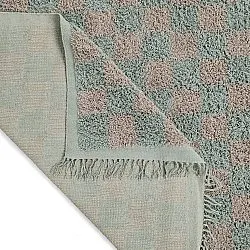 Tapetes felpudos - Elsey Natural Cotton Shaggy (siva/roza)