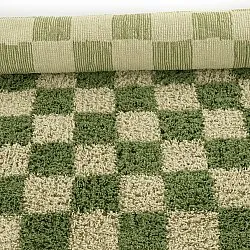 Tapetes felpudos - Elsey Natural Cotton Shaggy (zelena/bež)