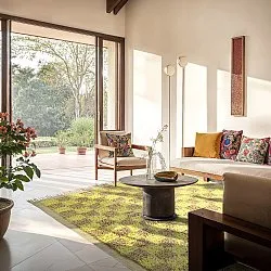 Tapetes felpudos - Elsey Natural Cotton Shaggy (rumeno/bege)