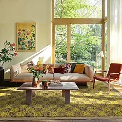 Tapetes felpudos - Elsey Natural Cotton Shaggy (rumeno/bege)