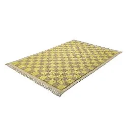 Tapetes felpudos - Elsey Natural Cotton Shaggy (rumeno/bege)