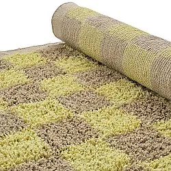 Tapetes felpudos - Elsey Natural Cotton Shaggy (rumeno/bege)