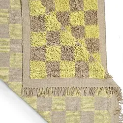 Tapetes felpudos - Elsey Natural Cotton Shaggy (rumeno/bege)