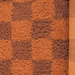 Tapetes felpudos - Elsey Natural Cotton Shaggy (oranžna/rdeča)