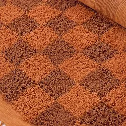 Tapetes felpudos - Elsey Natural Cotton Shaggy (oranžna/rdeča)