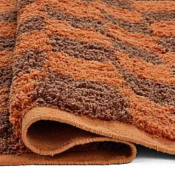 Tapetes felpudos - Elsey Natural Cotton Shaggy (oranžna/rdeča)