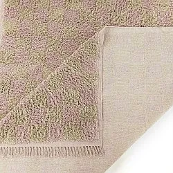 Tapetes felpudos - Elsey Natural Cotton Shaggy (roza/oranžna)