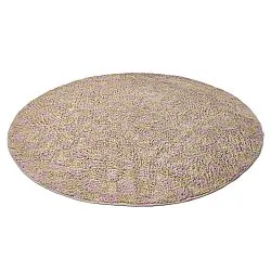 Tapete redondo - Elsey Natural Cotton Shaggy (roza/oranžna)