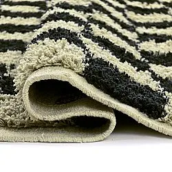 Tapetes felpudos - Elsey Natural Cotton Shaggy (črna/bež)