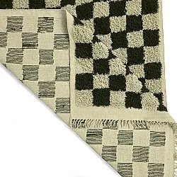 Tapetes felpudos - Elsey Natural Cotton Shaggy (črna/bež)