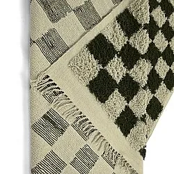 Tapetes felpudos - Elsey Natural Cotton Shaggy (črna/bež)