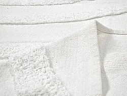 Tapete redondo - Emilia Natural Cotton Shaggy (offwhite)
