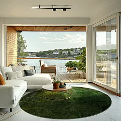 Tapete redondo - Estrada (verde)