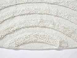 Tapete redondo - Everly Natural Cotton Shaggy (offwhite)