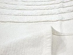 Tapete redondo - Everly Natural Cotton Shaggy (offwhite)