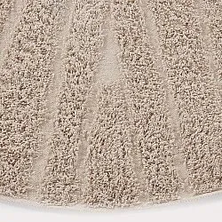 Tapete redondo - Farley Natural Cotton Shaggy (bež)