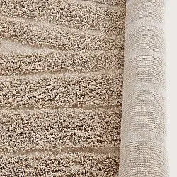 Tapete redondo - Farley Natural Cotton Shaggy (bež)