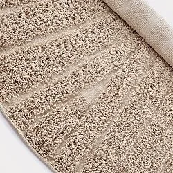 Tapete redondo - Farley Natural Cotton Shaggy (bež)