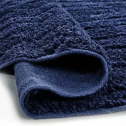 Tapete redondo - Farley Natural Cotton Shaggy (modra)