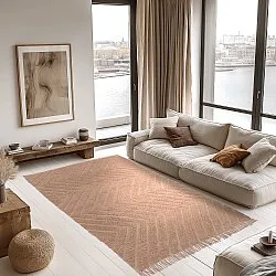 Tapetes felpudos - Farley Natural Cotton Shaggy (roza)