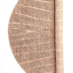 Tapete redondo - Farley Natural Cotton Shaggy (roza)