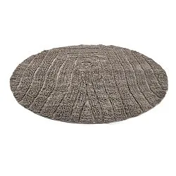 Tapete redondo - Farley Natural Cotton Shaggy (taupe)