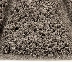 Tapete redondo - Farley Natural Cotton Shaggy (taupe)