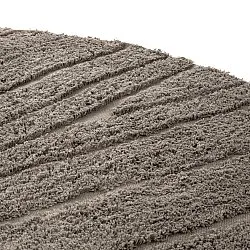 Tapete redondo - Farley Natural Cotton Shaggy (taupe)