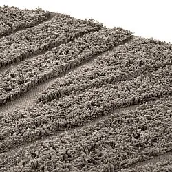 Tapete redondo - Farley Natural Cotton Shaggy (taupe)
