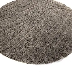 Tapete redondo - Farley Natural Cotton Shaggy (taupe)