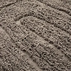 Tapete redondo - Farley Natural Cotton Shaggy (taupe)