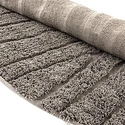 Tapete redondo - Farley Natural Cotton Shaggy (taupe)