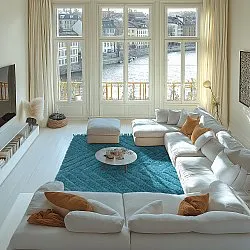 Tapetes felpudos - Farley Natural Cotton Shaggy (turkizna)