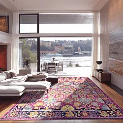 Tapete Wilton - Fernana (rosa/multicolorido)