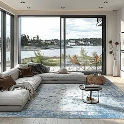 Tapete Wilton - Gombalia (azul claro)