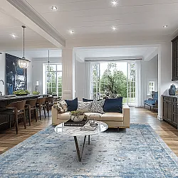 Tapete Wilton - Gombalia (azul claro)