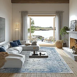 Tapete Wilton - Gombalia (azul claro)