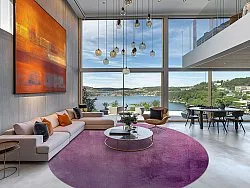 Tapete redondo - Guillos (roxo)