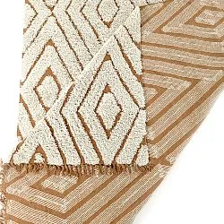 Tapetes felpudos - Holwell Natural Cotton Shaggy (umazano bela/rjava)