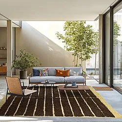 Tapetes felpudos - Ikara Natural Cotton Shaggy (marrom)