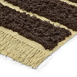 Tapetes felpudos - Ikara Natural Cotton Shaggy (marrom)