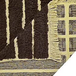 Tapetes felpudos - Ikara Natural Cotton Shaggy (marrom)