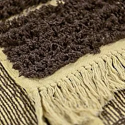 Tapetes felpudos - Ikara Natural Cotton Shaggy (marrom)