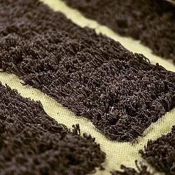 Tapetes felpudos - Ikara Natural Cotton Shaggy (marrom)