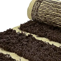 Tapetes felpudos - Ikara Natural Cotton Shaggy (marrom)