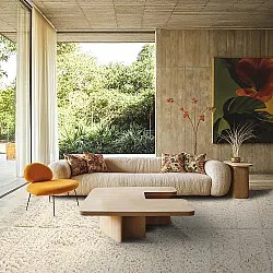 Tapetes felpudos - Ikara Natural Cotton Shaggy (creme)