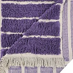 Tapetes felpudos - Ikara Natural Cotton Shaggy (roxo)
